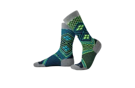 Lime Recycled Wool Performance Socks