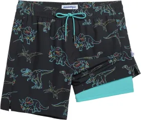 maamgic 2 in 1 Mens Swim Trunks 7 Inch Swim Shorts Swim Suits Board Shorts