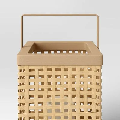 Medium Caning Outdoor Lantern Neutral - Threshold