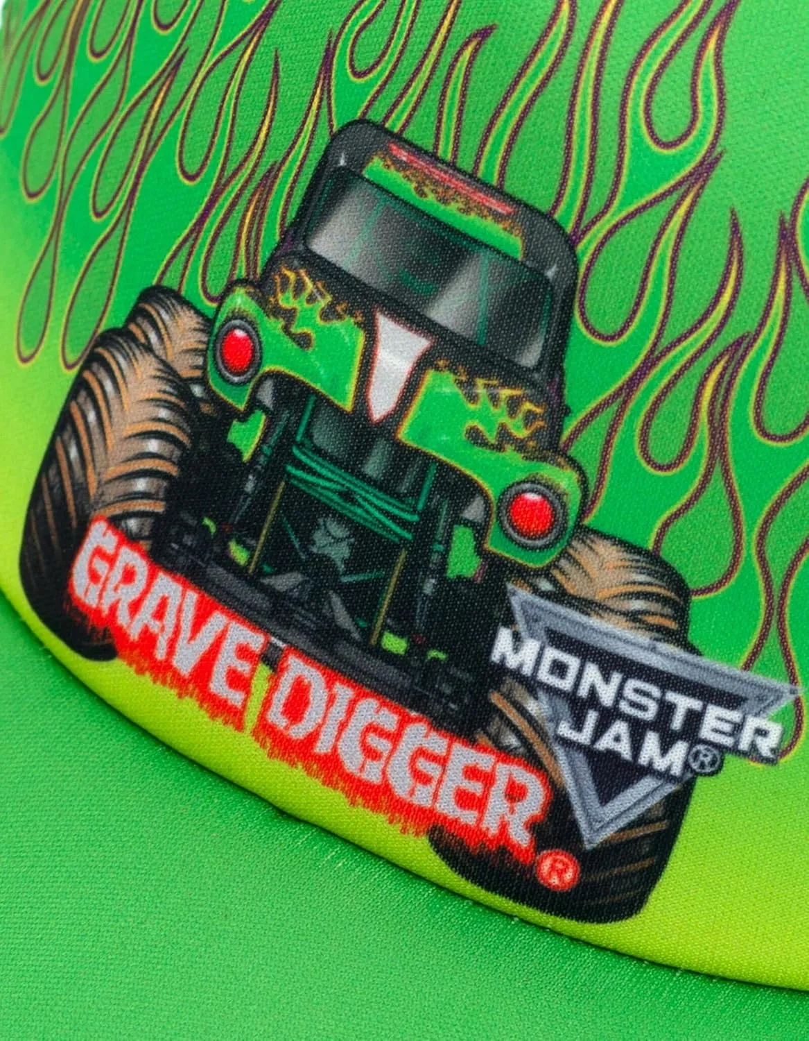 Monster Jam Grave Digger El Toro Loco Megalodon Mesh Adjustable Snapback Baseball Cap One Size
