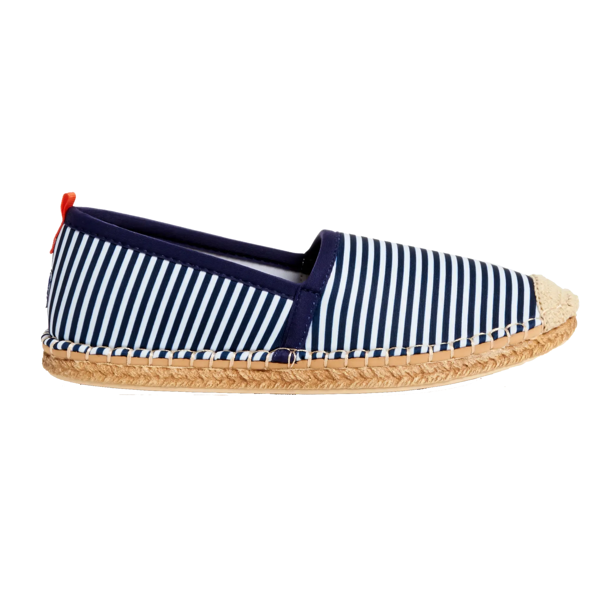 NAVY/WHITE MICROSTRIPE - WOMENS BEACHCOMBER ESPADRILLE