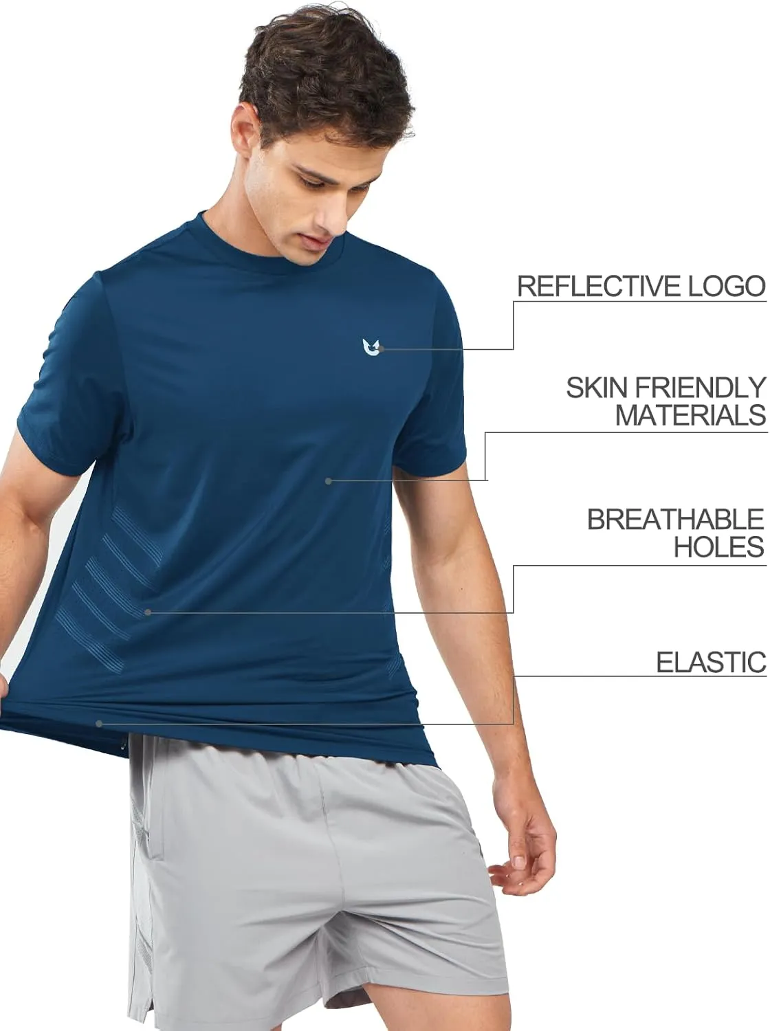 NORTHYARD Breathable 2.0? Men's Athletic Workout T-Shirt