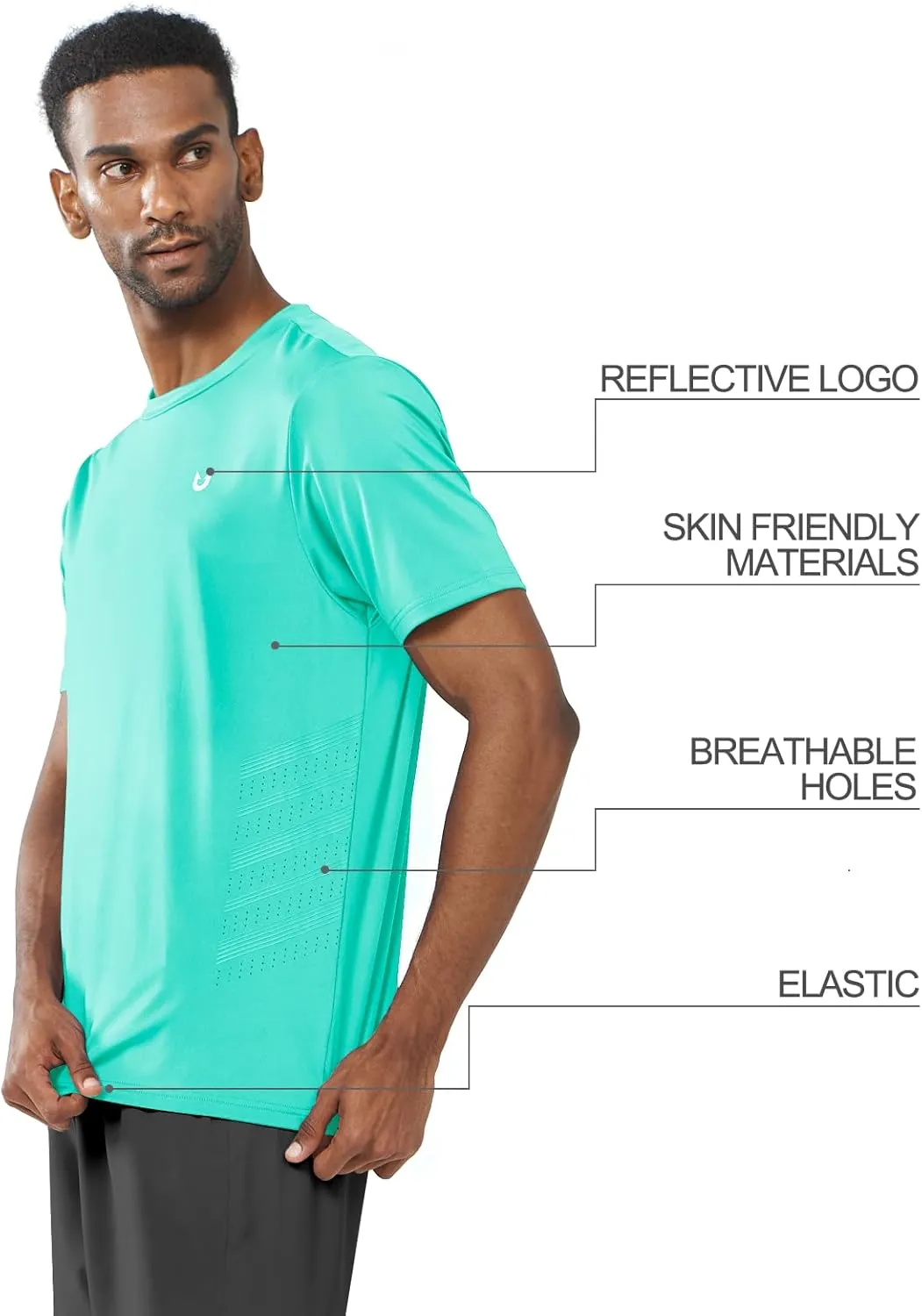 NORTHYARD Breathable 2.0? Men's Athletic Workout T-Shirt
