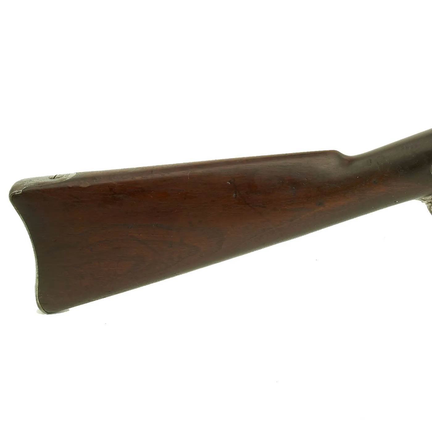 Original U.S. Springfield Trapdoor M1873 Rifle made in 1884 with Bayonet in N.J. Scabbard - Serial No 242628