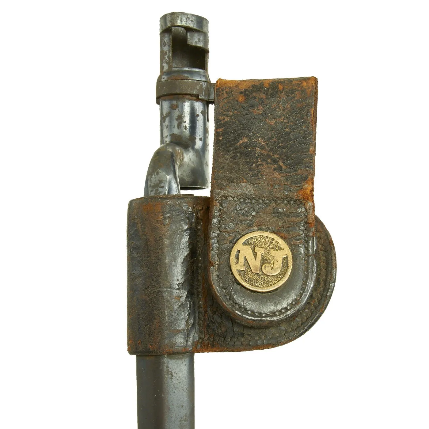 Original U.S. Springfield Trapdoor M1873 Rifle made in 1884 with Bayonet in N.J. Scabbard - Serial No 242628