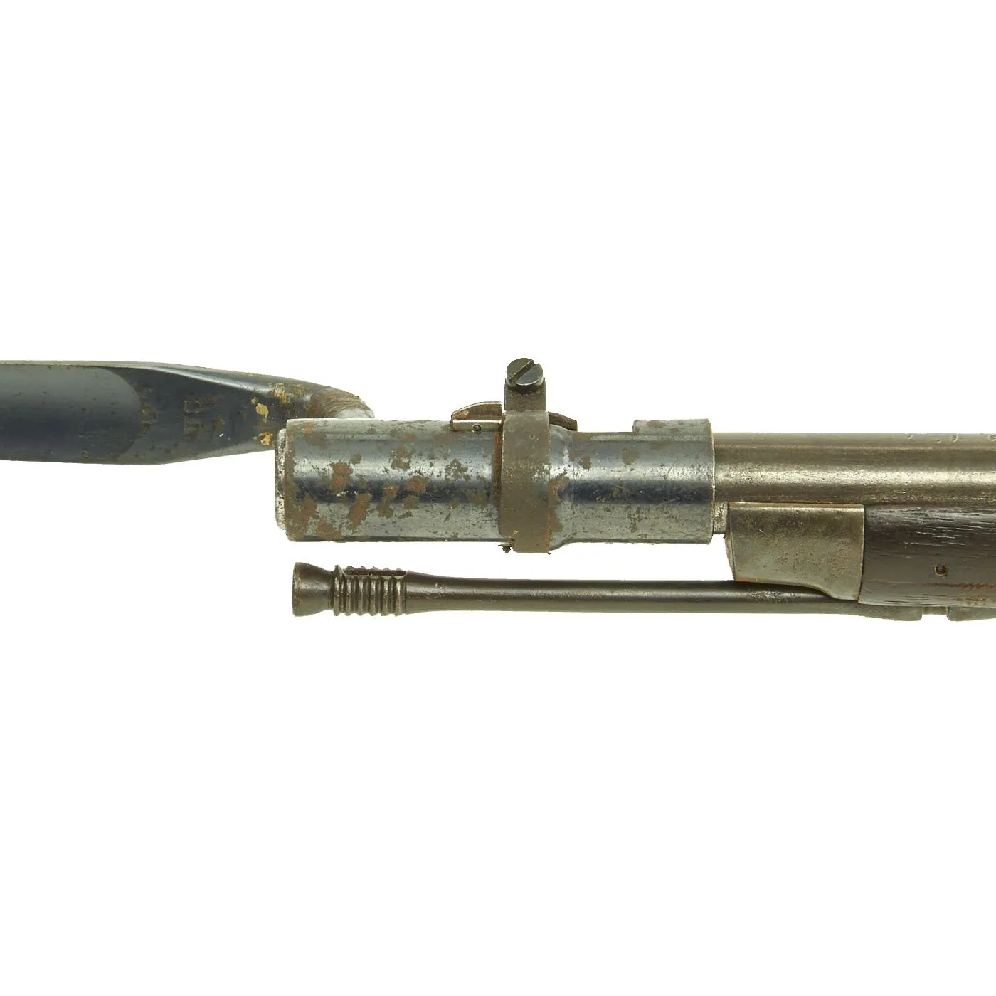 Original U.S. Springfield Trapdoor M1873 Rifle made in 1884 with Bayonet in N.J. Scabbard - Serial No 242628