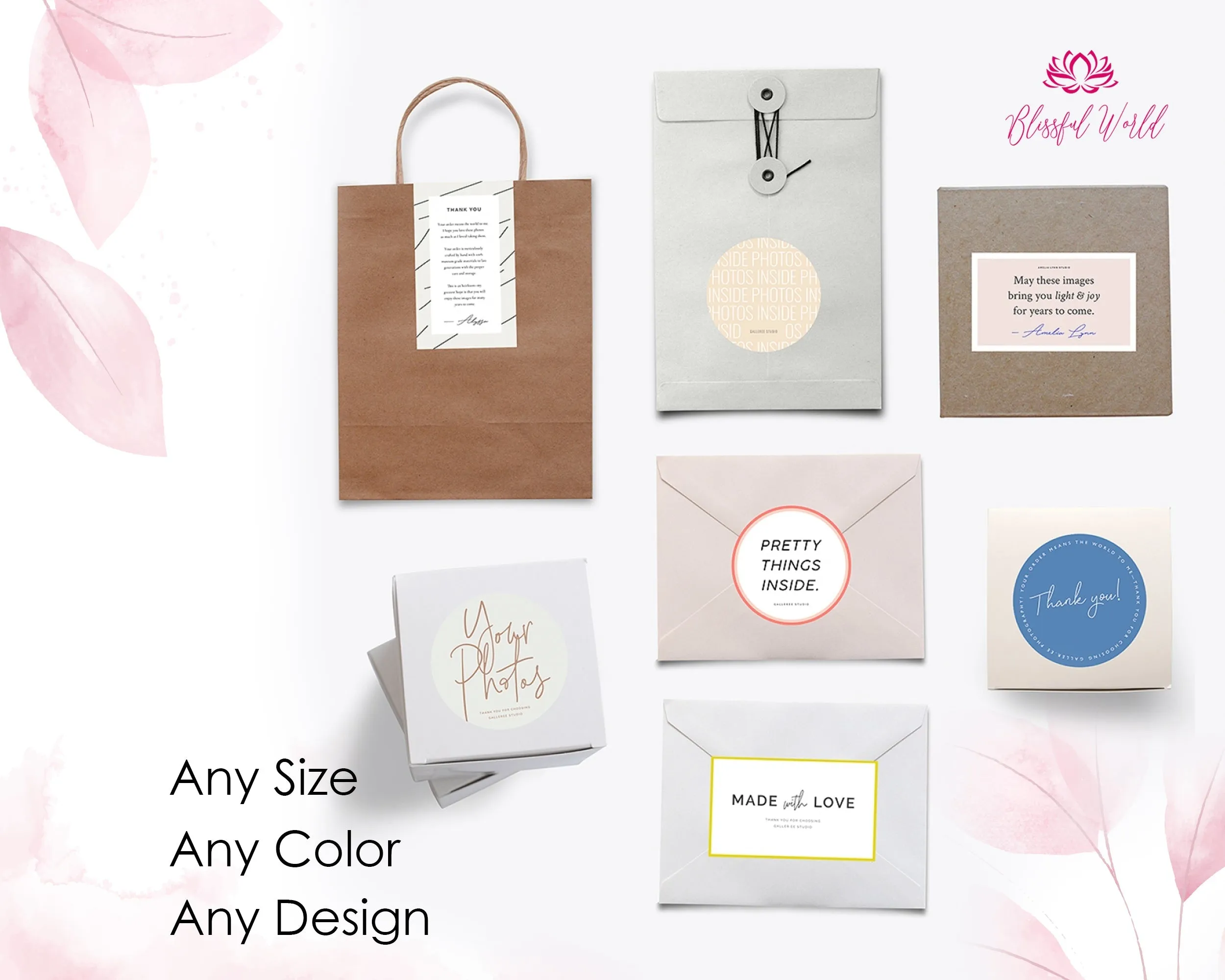 Personalized Brand Logo Stickers