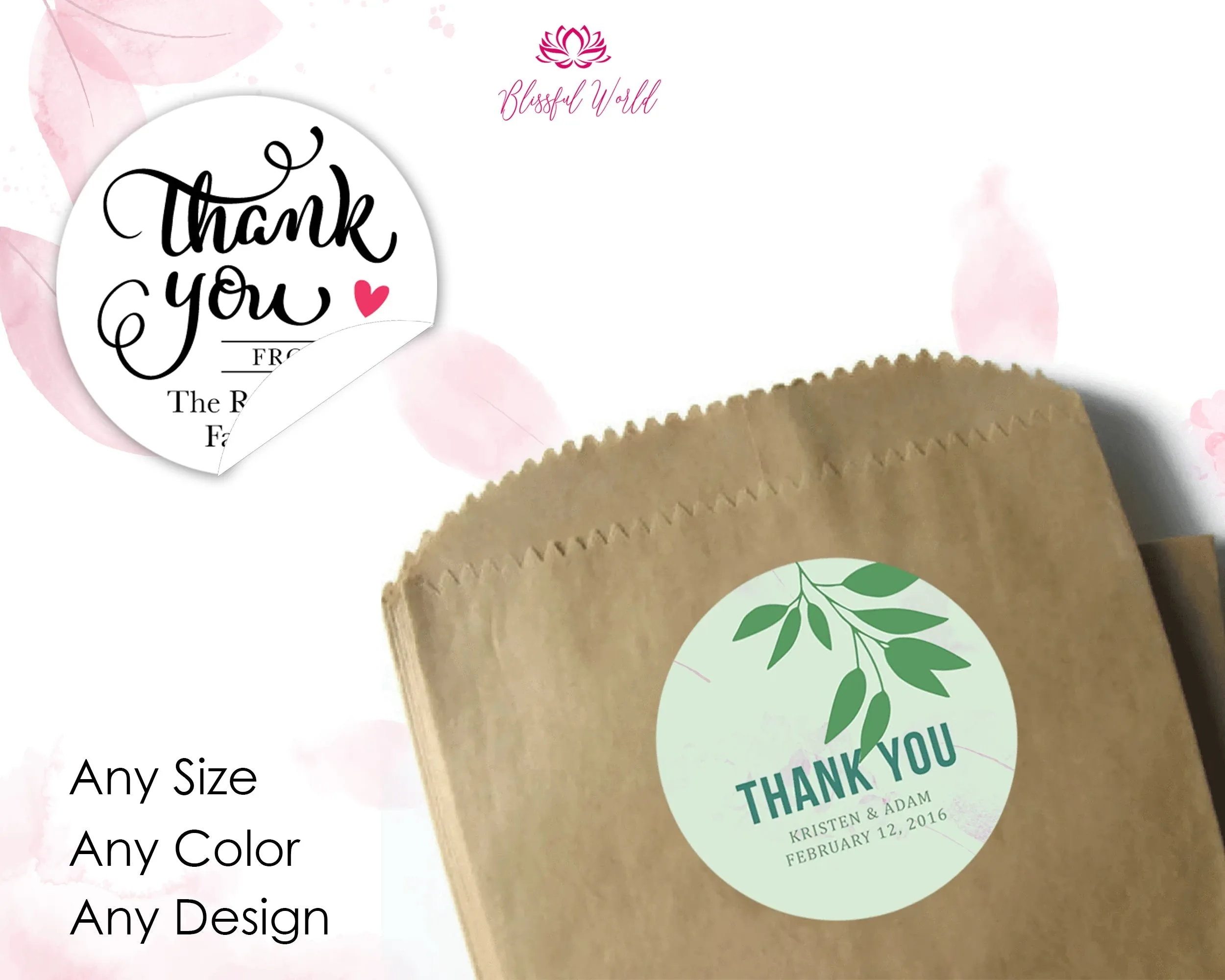 Personalized Brand Logo Stickers