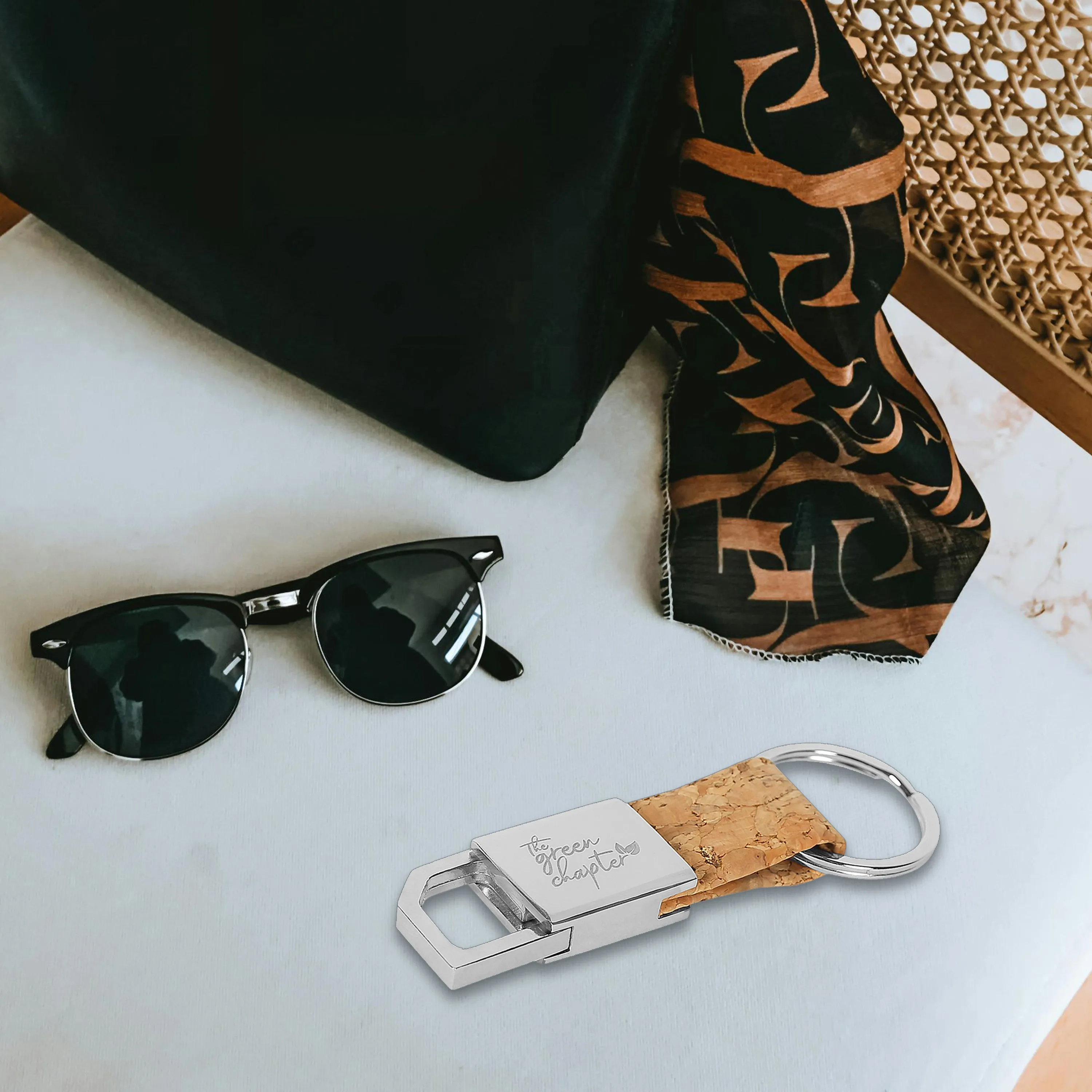 Promotional Cork Diary Set with Pen & Cardholder Keychain 50 sets  - Customizable Eco-Friendly Corporate Gift Set, Sustainable Stationery, Ideal for Business Gifts, Events, and Branding