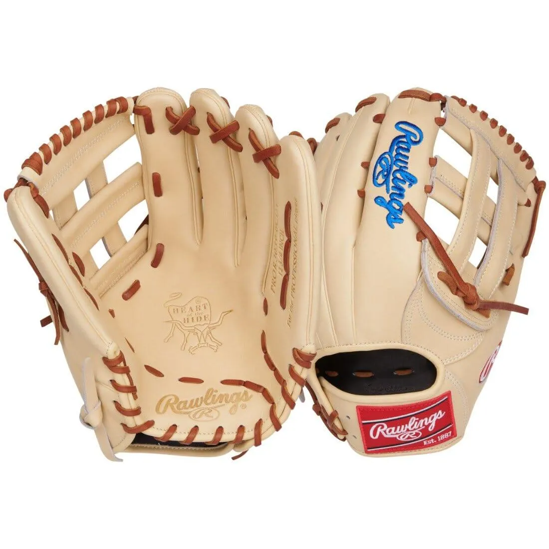 Rawlings Heart of the Hide Series 12.75" Outfield Baseball Glove: PROR3039-6CDT