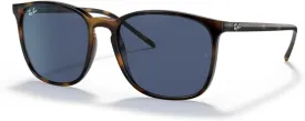 Ray-Ban RB4387 Square Sunglasses for Men for Women   BUNDLE With Designer iWear Complimentary Eyewear Kit
