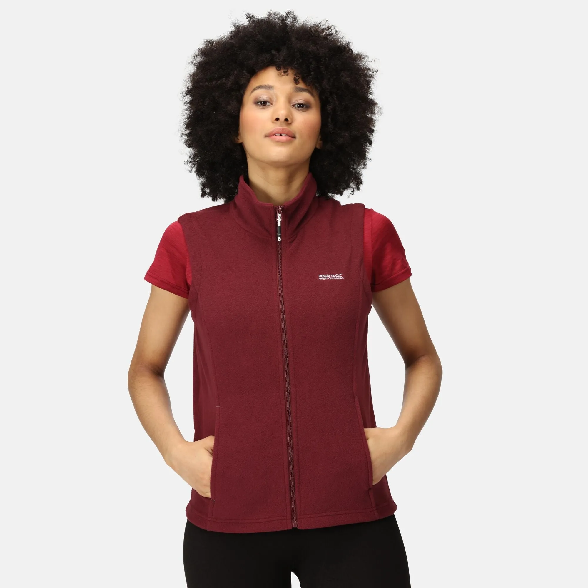 Regatta Womens Full Zip Bodywarmer Sweetness Micro Fleece