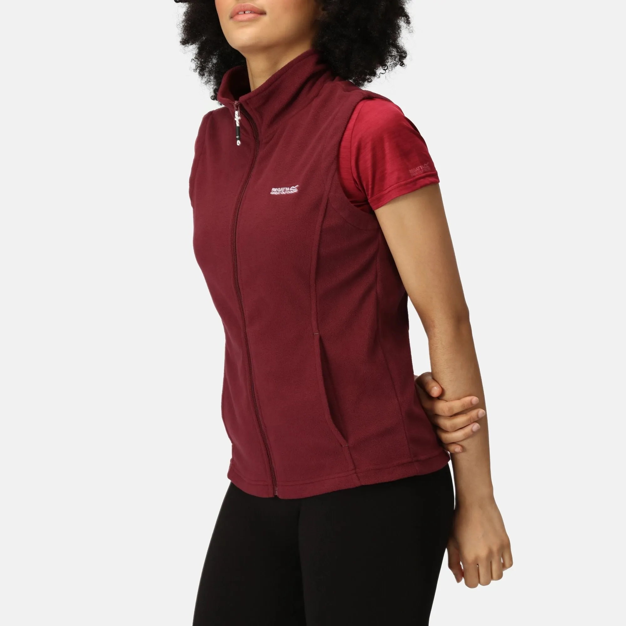 Regatta Womens Full Zip Bodywarmer Sweetness Micro Fleece