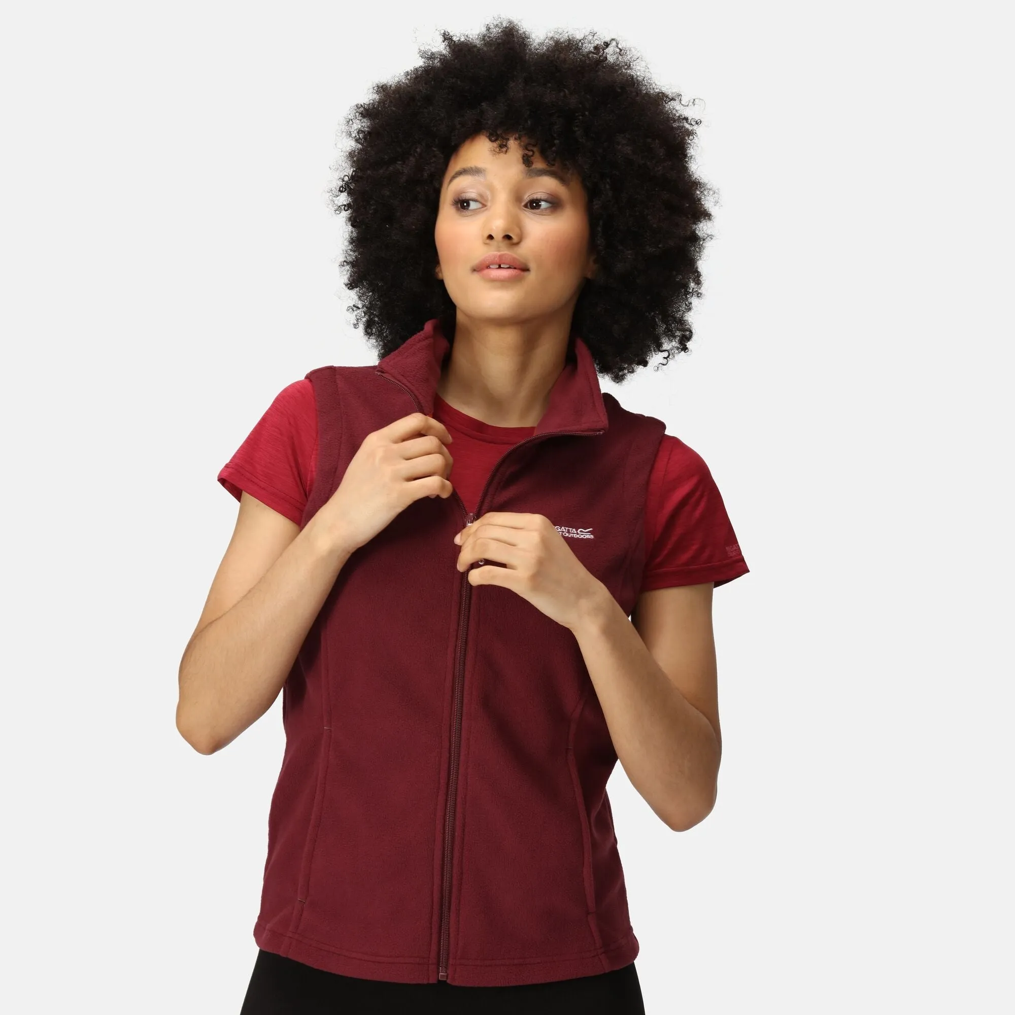 Regatta Womens Full Zip Bodywarmer Sweetness Micro Fleece