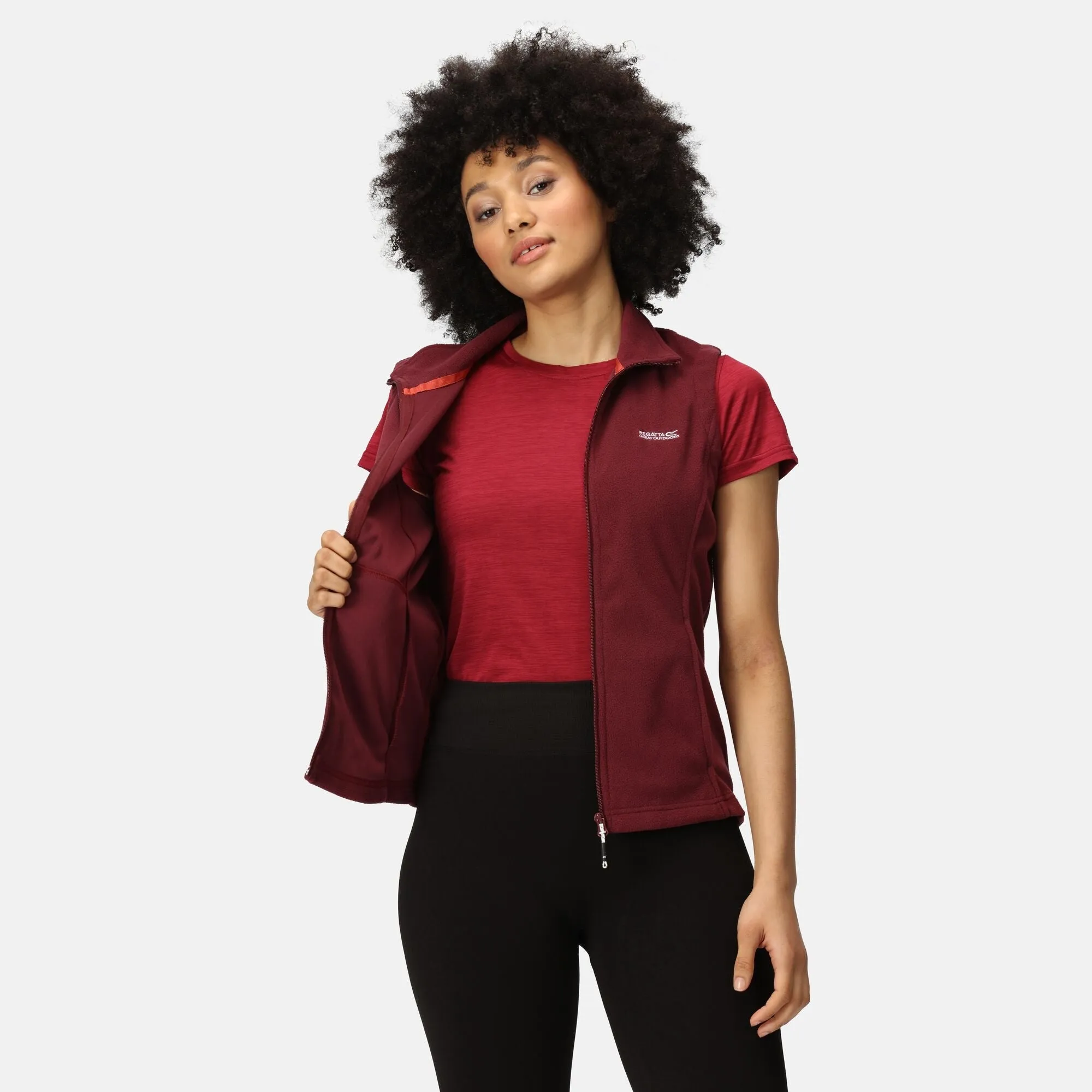 Regatta Womens Full Zip Bodywarmer Sweetness Micro Fleece
