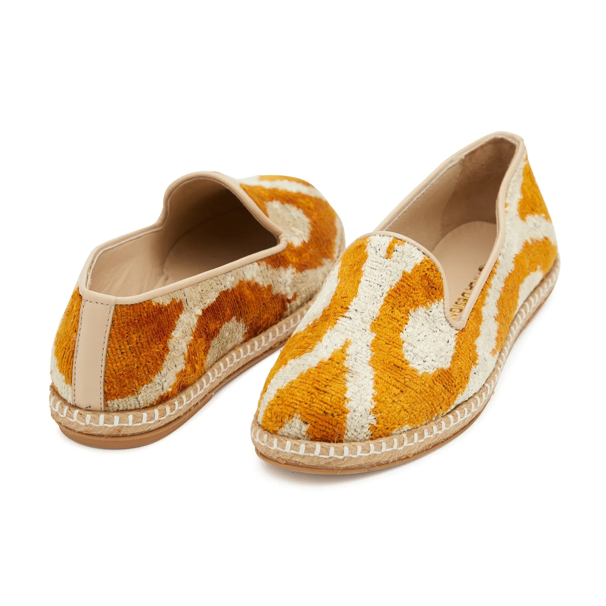 Silk Velvet Ikat Espadrille