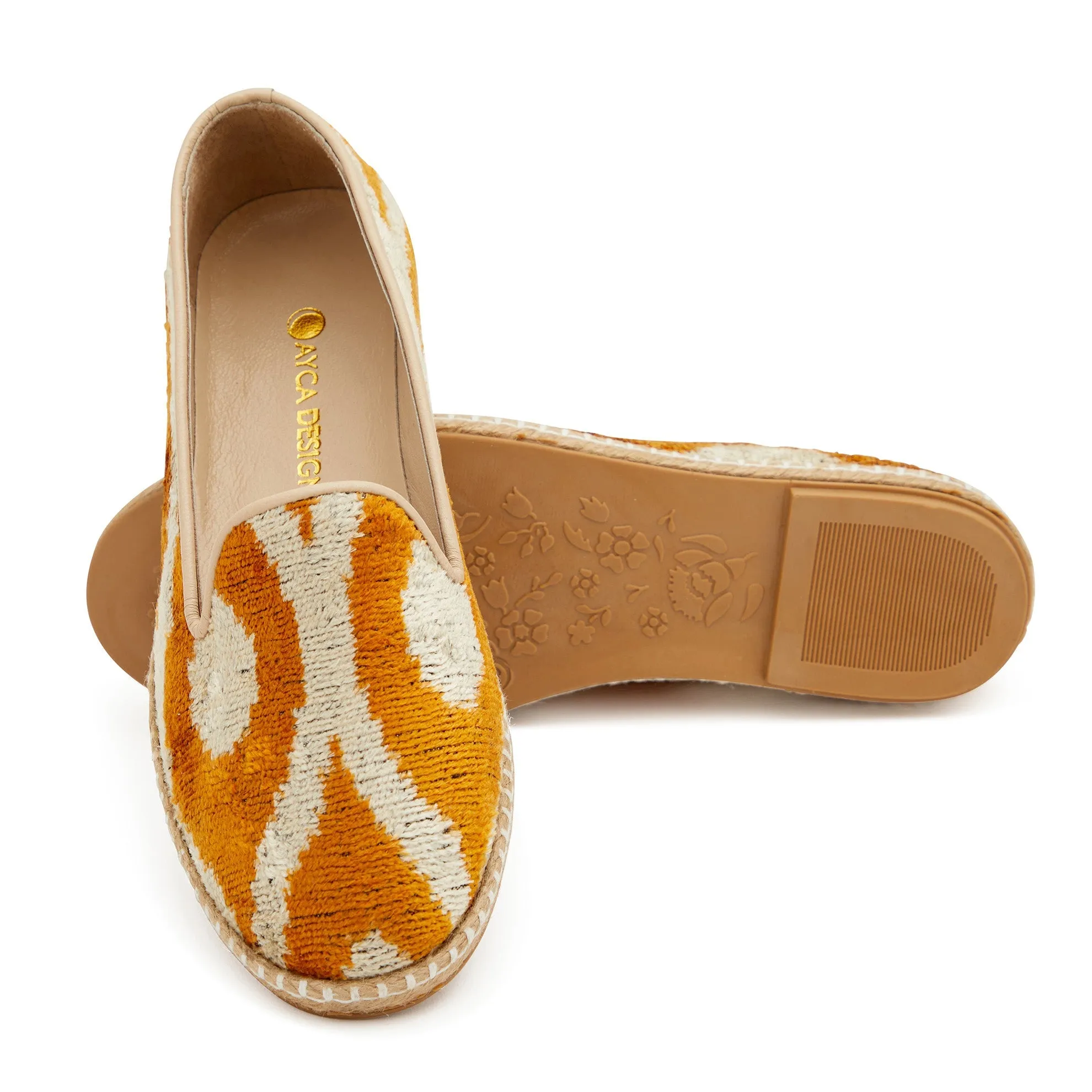 Silk Velvet Ikat Espadrille