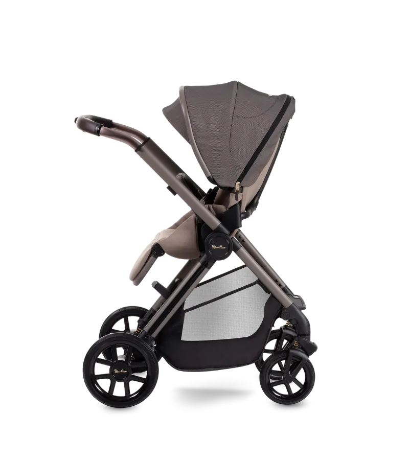 Silver Cross Reef Full-Size Stroller   Bassinet Bundle