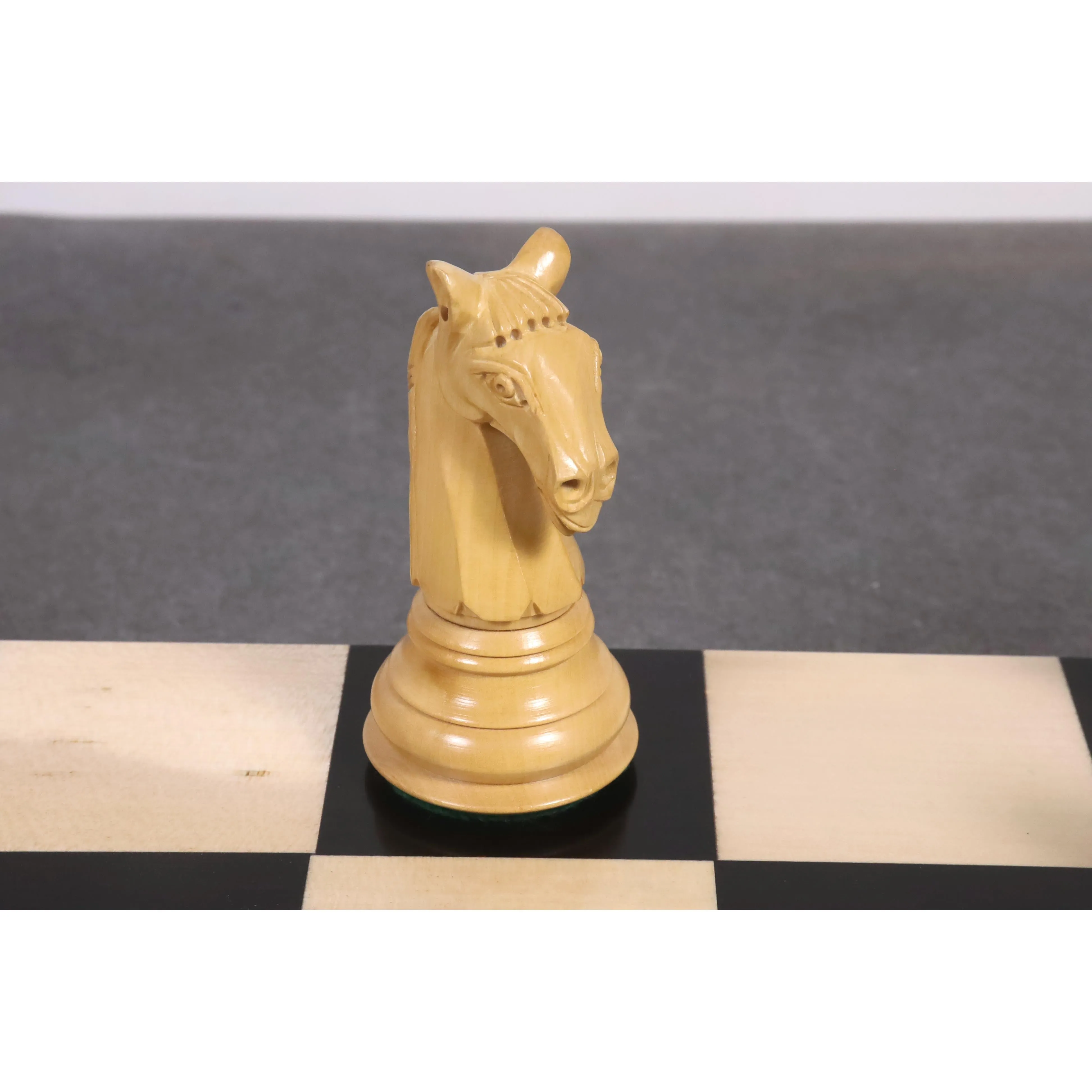 Slightly Imperfect 4.6″ Rare Columbian Triple Weighted Luxury Chess Set - Chess Pieces Only - Ebony Wood
