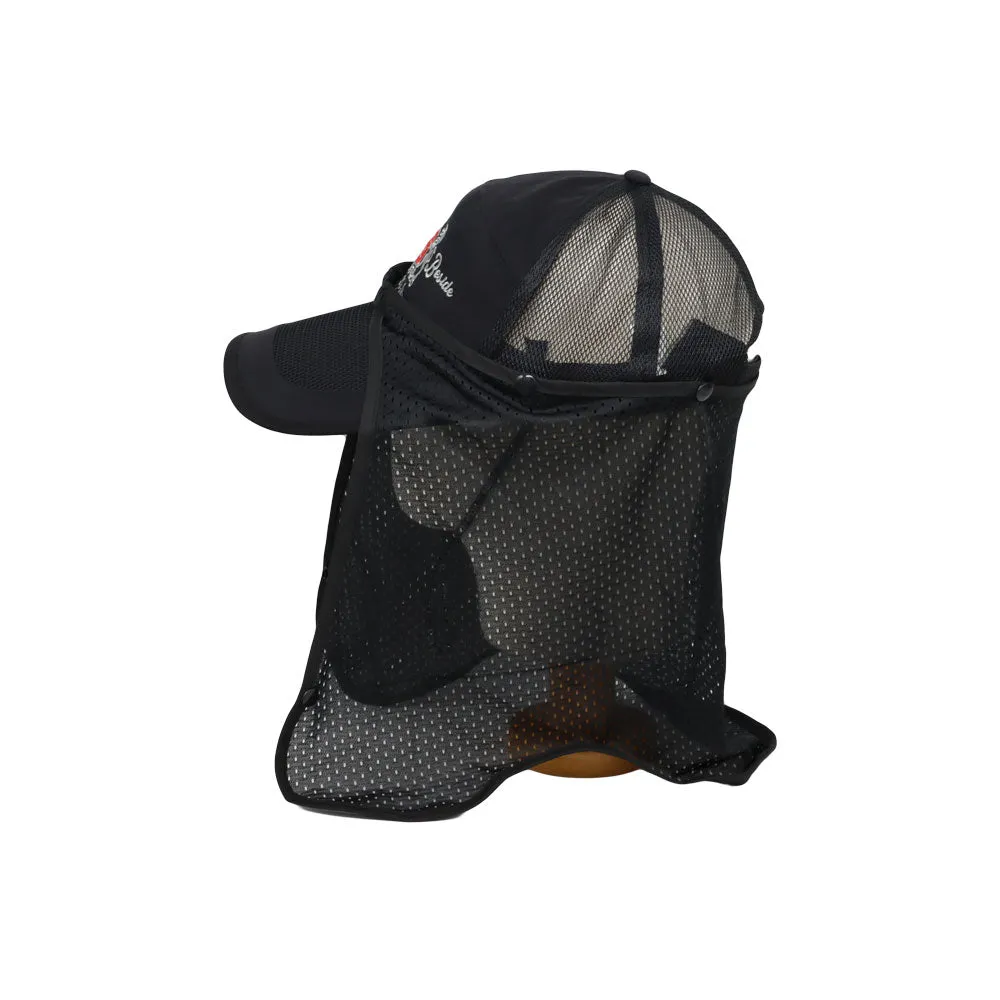 Sunshield Hat Sun Protection Cap Mesh Safari Hike Cap Neck Flap Fishing Hat SLM1529