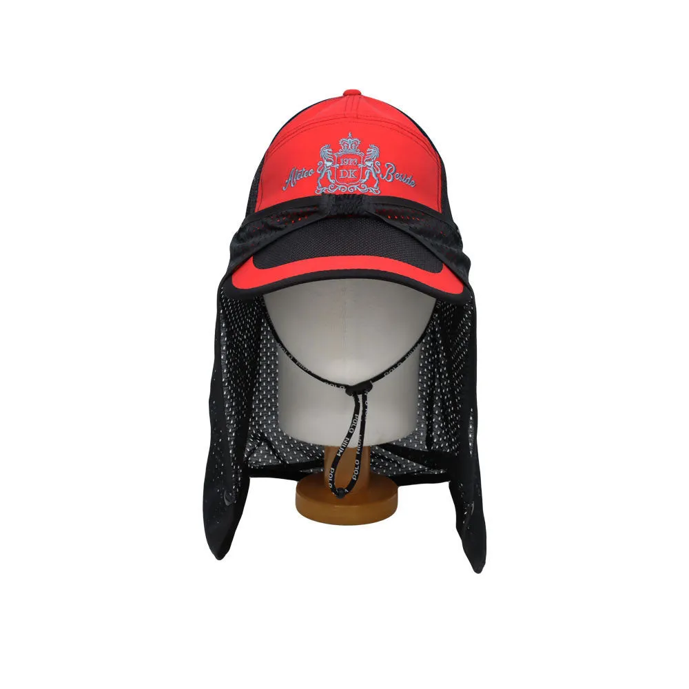 Sunshield Hat Sun Protection Cap Mesh Safari Hike Cap Neck Flap Fishing Hat SLM1529