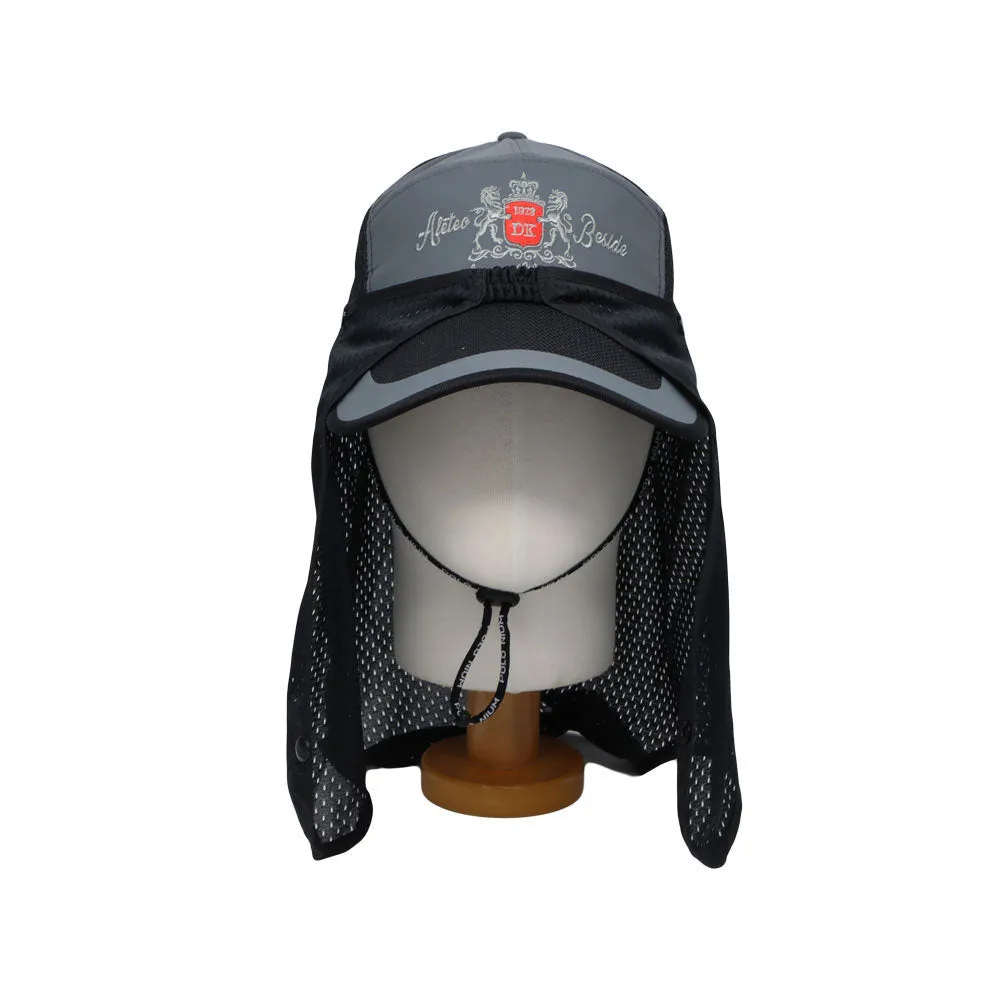 Sunshield Hat Sun Protection Cap Mesh Safari Hike Cap Neck Flap Fishing Hat SLM1529