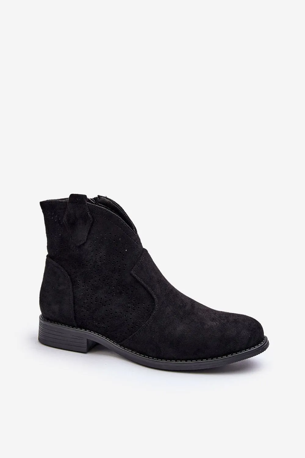 TEEK - Suede Standard Ankle Booties
