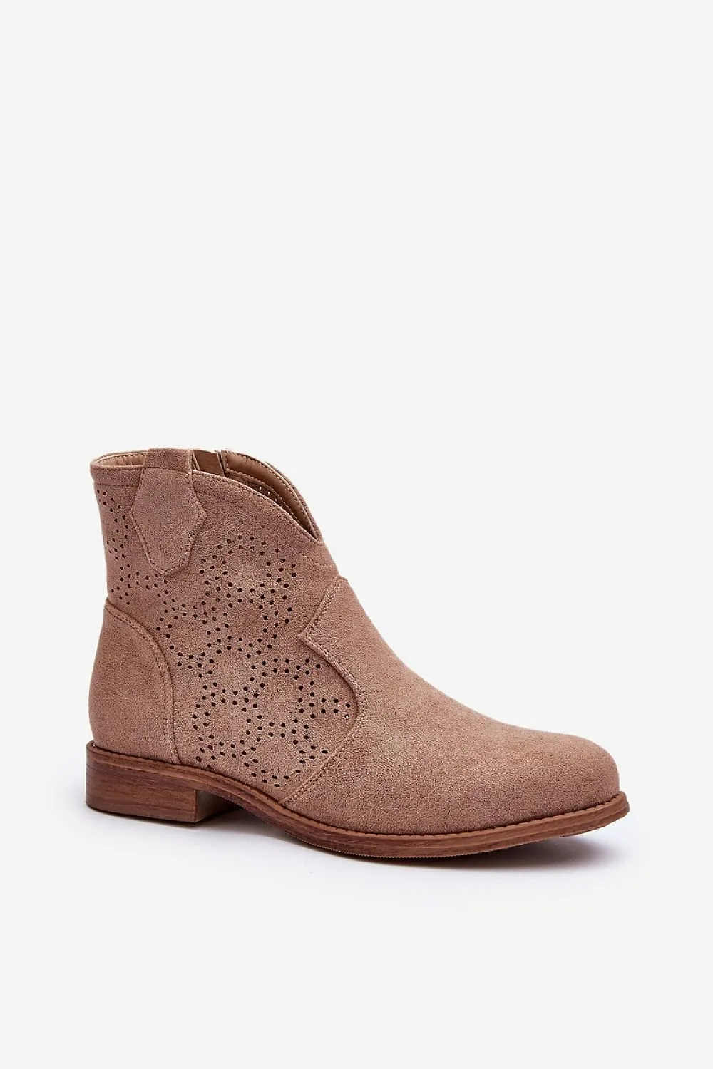 TEEK - Suede Standard Ankle Booties