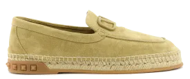 VALENTINO GARAVANI V-LOGO ESPADRILLE SAND