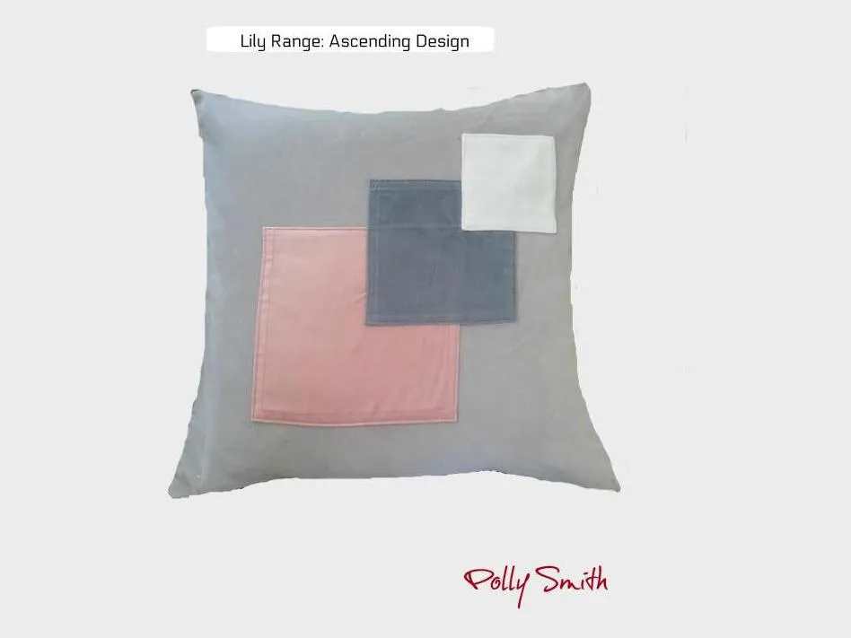 Velvet Cushion Covers by Polly Smith 45 x 45 cms (18x 18") Lily Range - Bullseye Pattern